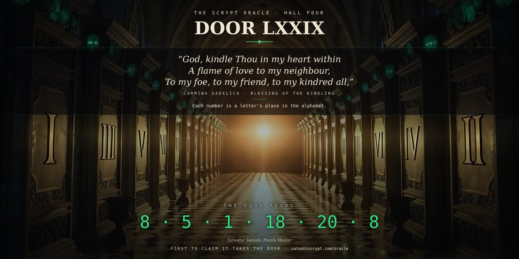 The Scrypt Oracle — Door LXXIX