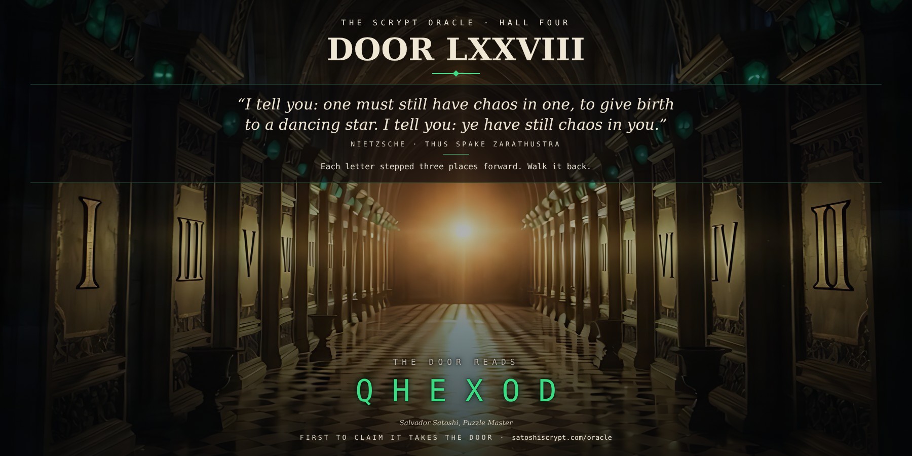 The Scrypt Oracle — Door LXXVIII