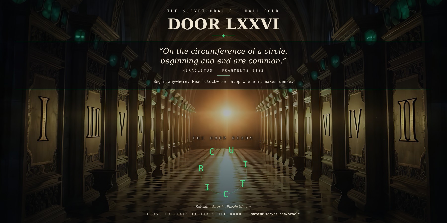 The Scrypt Oracle — Door LXXVI