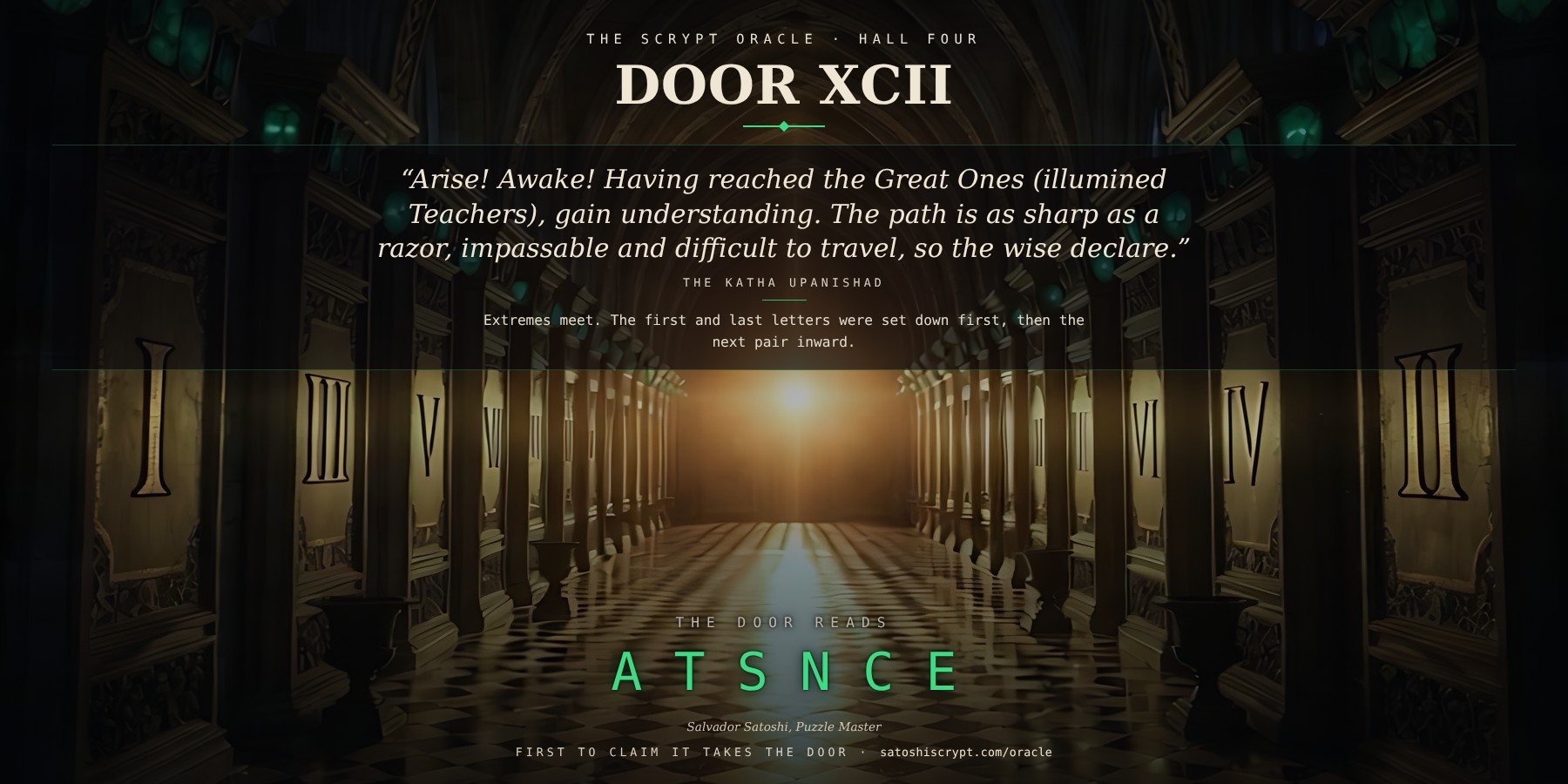 The Scrypt Oracle — Door XCII